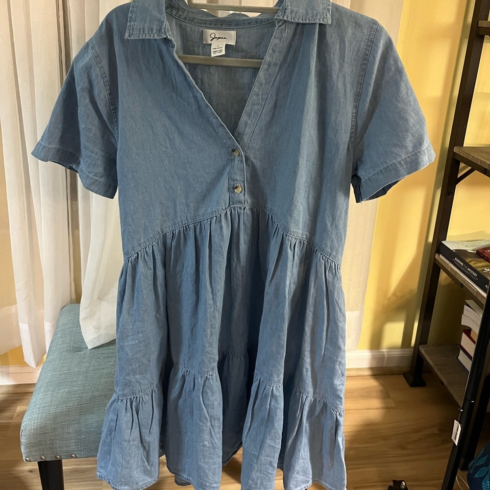 Denim Blue Mini Dress